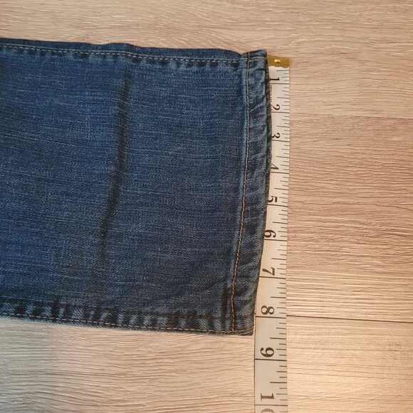 Wrangler Jeans Size 6x38 Inseam measures 37" Q Baby Tuff Buck Bootcut Mid Rise - Picture 9 of 10